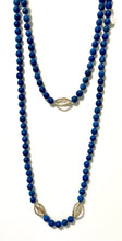Load image into Gallery viewer, Australian Handmade Blue Necklace with Matt Dumortierite and Sterling Silver
