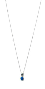 Australian Handmade Turquoise Necklace with Natural Turquoise Pendant and Sterling Silver