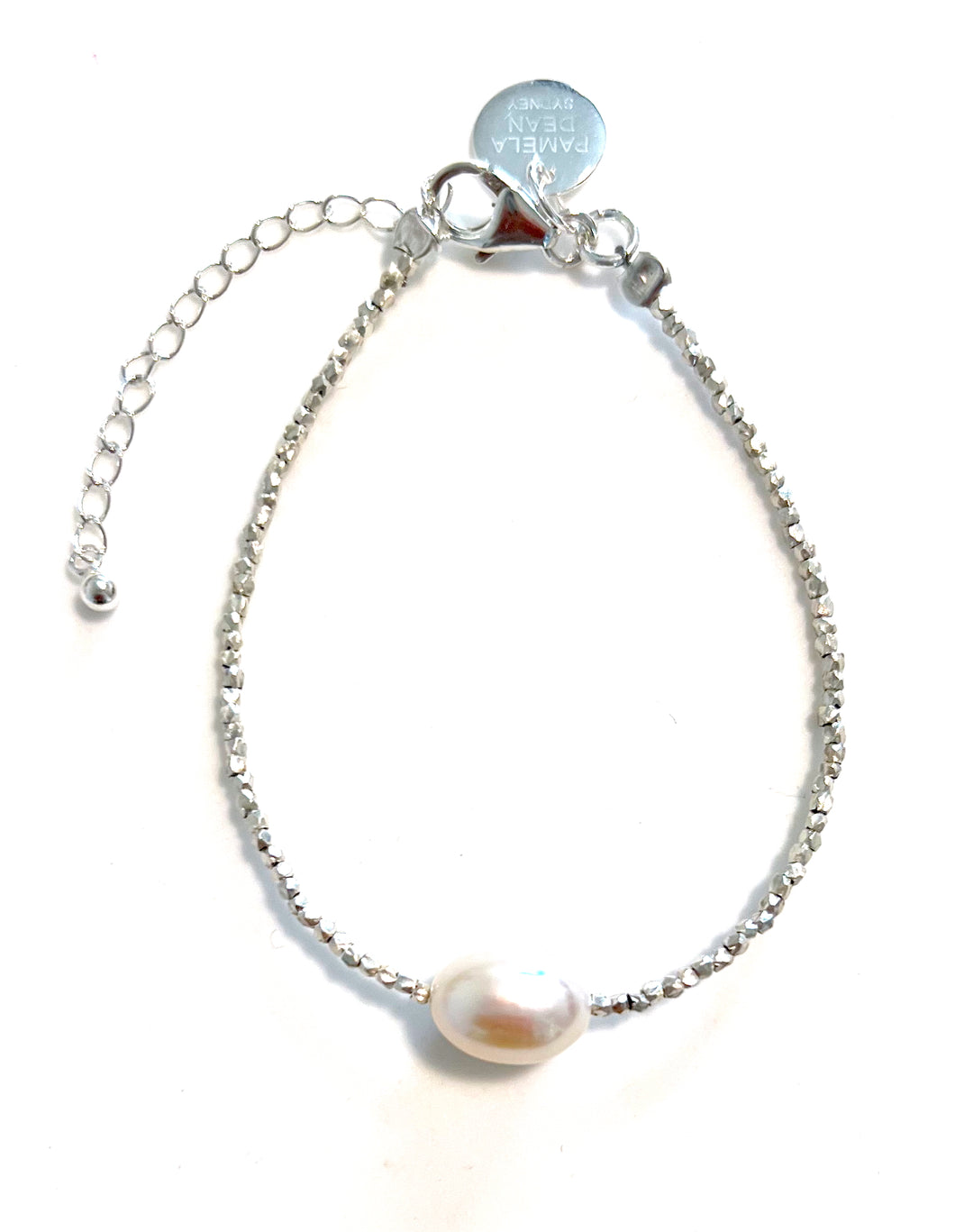 Sterling Silver Pearl Bracelet