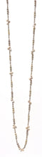 Load image into Gallery viewer, Australian Handmade Champagne and Cream Assorted Shape Long Pearl Necklace
