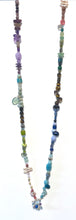 Load image into Gallery viewer, Australian Handmade Multicolour Necklace with Various Gemstones and Natural Colour Pink Pearls
