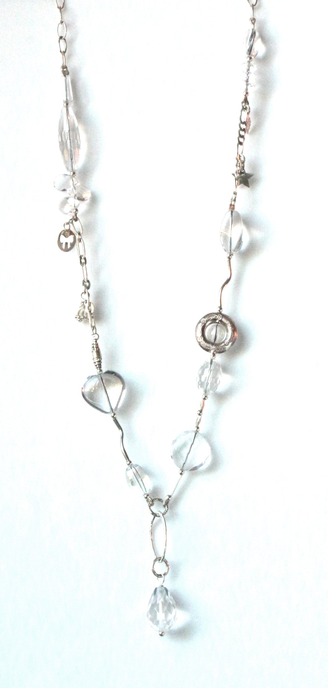 Australian Handmade Crystal Quartz Necklace with Sterling Silver