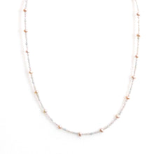 Load image into Gallery viewer, Australian Handmade Pink Necklace with Morganite and Natural Colour Pink Pearls
